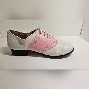 50s style bowling pink shoe